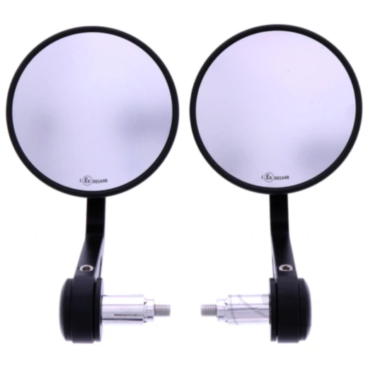 Lenkerendenspiegel schwarz für Motorräder JMP