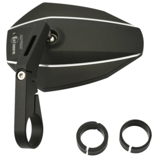 Lenkerendenspiegel kurz schwarz Daytona für Motorräder_0