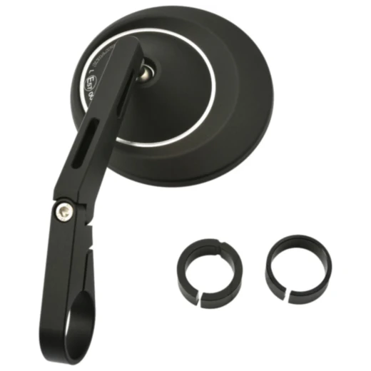 Lenkerendenspiegel schwarz Daytona kurz für Motorräder_0