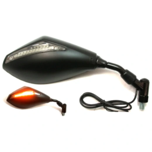 Spiegel Universal rechts JMP mit Blinkleuchte für Motorräder