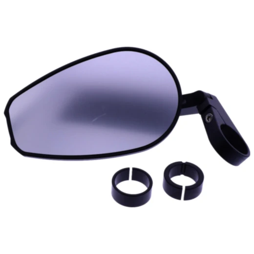 Lenkerendenspiegel Alu schwarz Daytona kurz