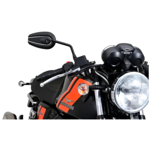 Spiegel Daytona schwarz Aluminium rechts_1