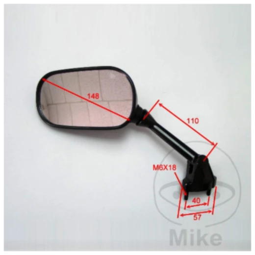 Spiegel schwarz rechts JMP passend für: Kawasaki ZX - 6R_0