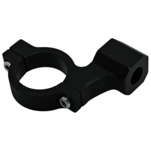 Schelle Spiegel schwarz 1 Zoll für Lenker M10X1.25 rechts