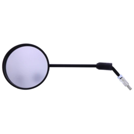 Runder schwarzer Spiegel universal - passt links & rechts