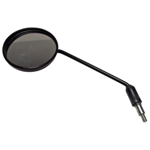 Runder schwarzer Stangenspiegel für links und rechts