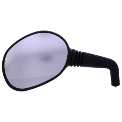 Spiegel oval schwarz links für: BMW