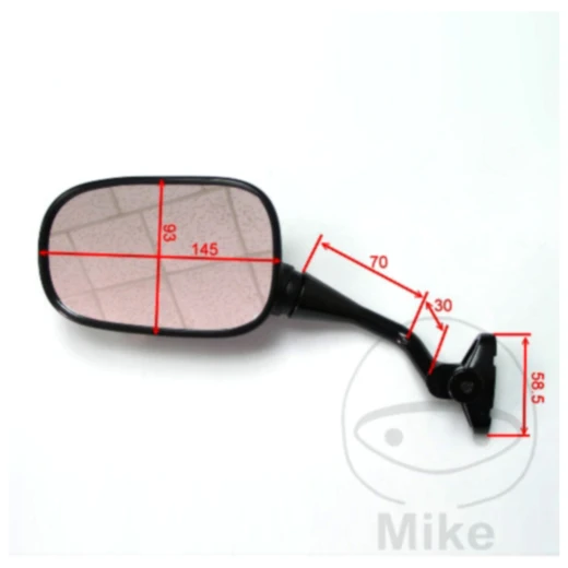 Spiegel schwarz rechts JMP passend für: Honda CBF_0