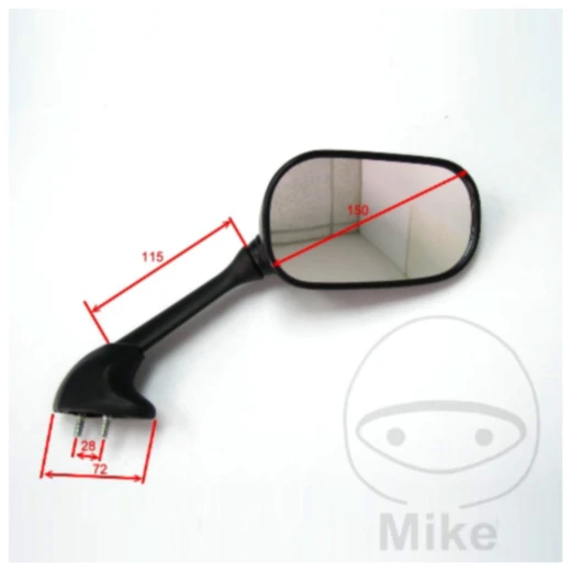 Spiegel schwarz links für JMP 7136690_0