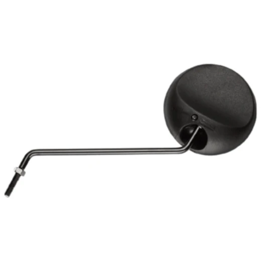 Runder schwarzer Kunststoffspiegel für Linke und Rechte Seite