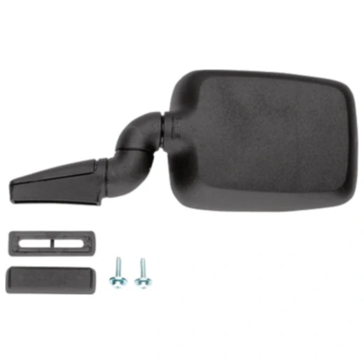 Spiegel eckig schwarz für Links und Rechts