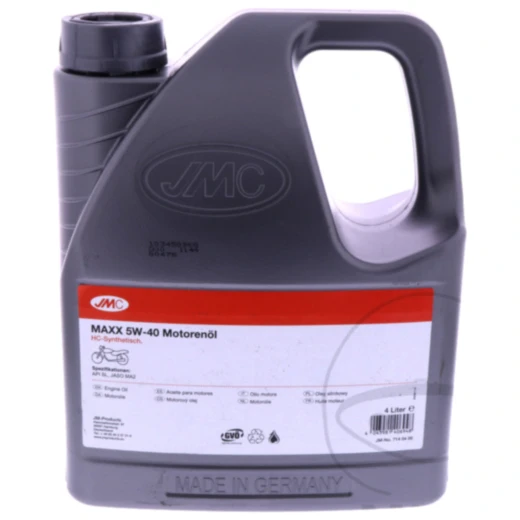 Motoröl 5W40 4T 4 Liter JMC Maxx HC - Synthese Alternative: 7140501 passend für: BMW K, S