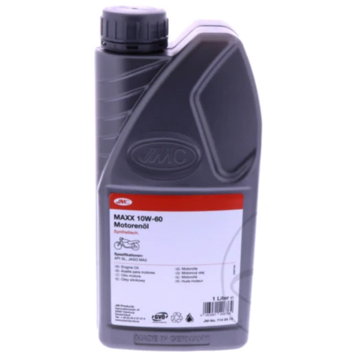 Motoröl 10W60 4T 1 Liter JMC Maxx synthetisch passend für: MV Agusta F4, Brutale