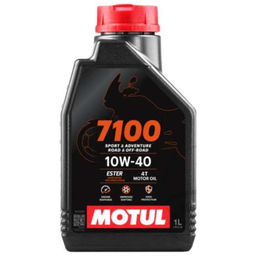 Motoröl 10W40 4T 1 Liter Motul synthetisch 7100 Alternative: 7140472 passend für: Honda CB, CBR, VT