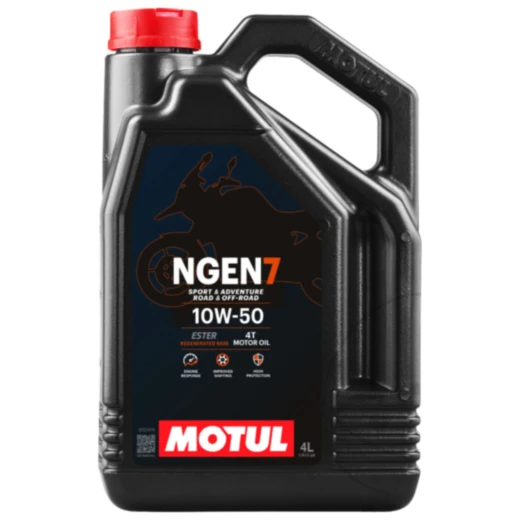 MOTUL NGEN 7 10W50 4T Synthetisches Motoröl für Motorräder 4L