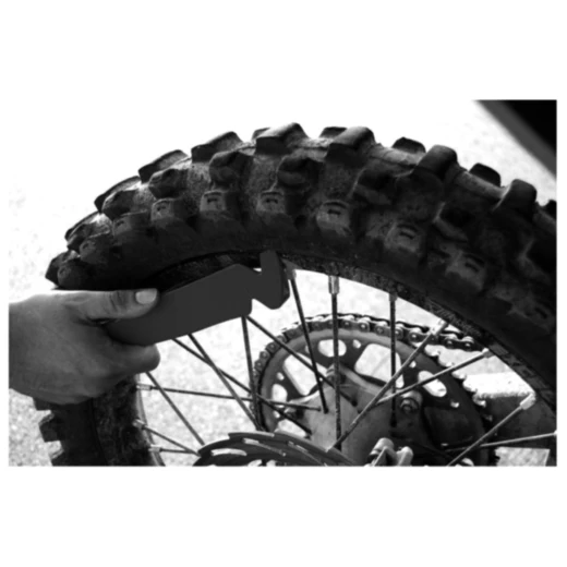 Schlammspachtel schwarz passend für: Honda CRF, CR, XR, Kawasak