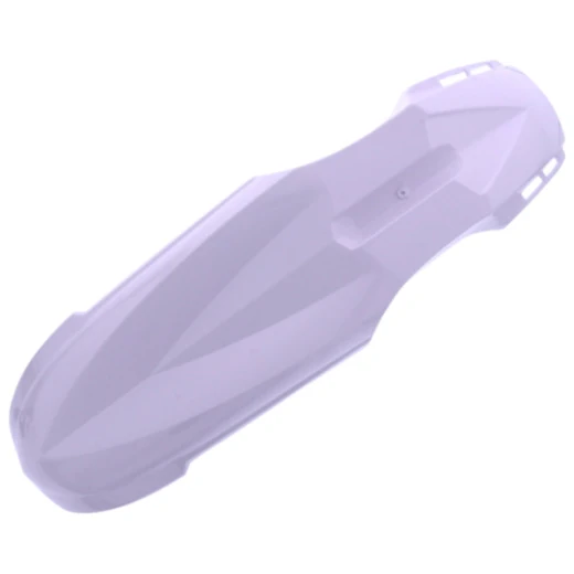 Universal Front Mudguard - White Supermoto