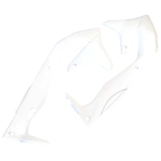Kühlerabdeckung weiß Satz passend für: Kawasaki KX