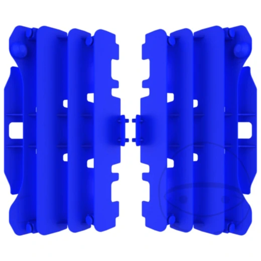 Kühlerlamellen Schutz blau für Motorräder