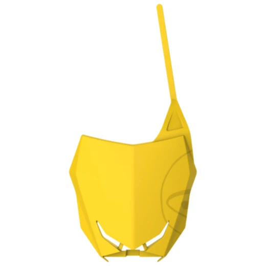 Startnummerntafel gelb 01 für Motorräder
