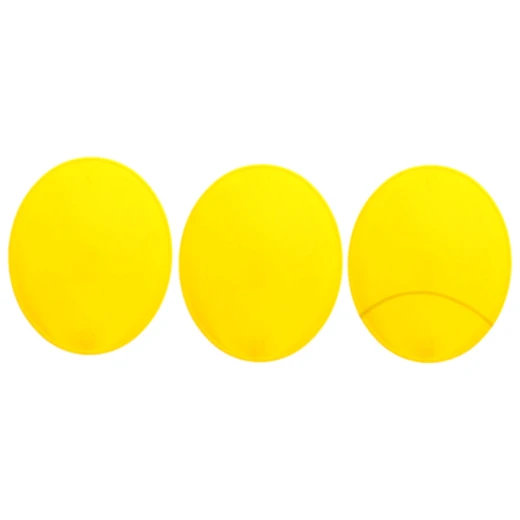 Startnummerntafel Dunkelgelb 3 Stück