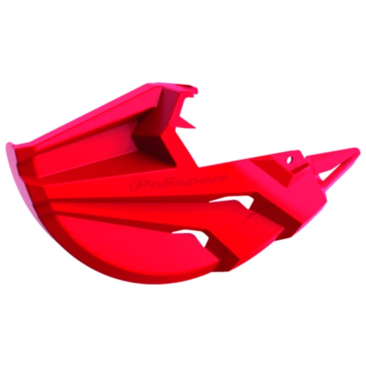 Bremsscheibenprotektor rot für Motorräder