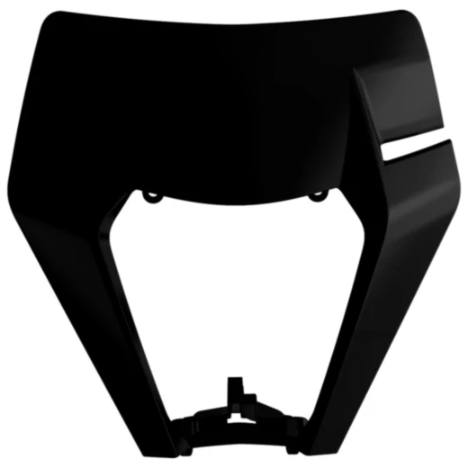 Scheinwerfermaske schwarz ohne Elektrik für Motorräder