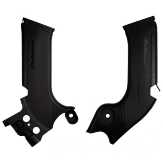 Rahmenprotektor schwarz Satz passend für: Kawasaki KX