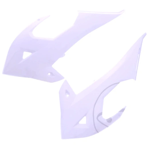 Kühlerabdeckung weiß Satz passend für: Rieju MR, Gas Gas EC