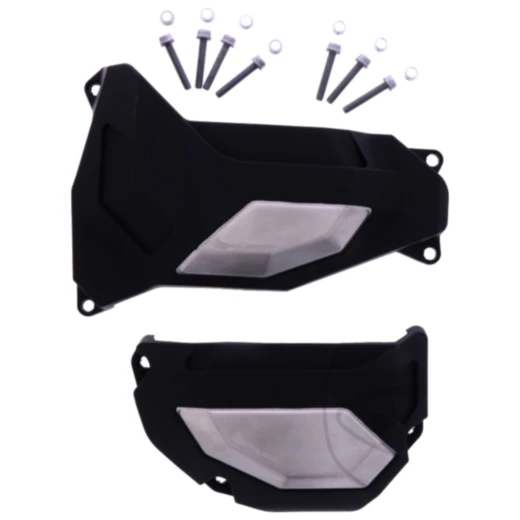 Kupplung/Lichtmaschine Deckel Protektor schwarz Satz Street passend für: Fantic Caballero