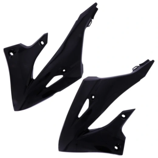 Kühlerabdeckung schwarz Kit für Motorräder