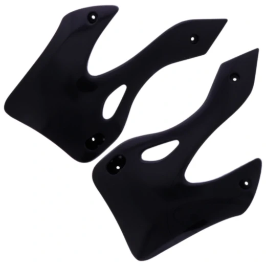 Kühlerabdeckung schwarz Satz passend für: Kawasaki KX 7163479