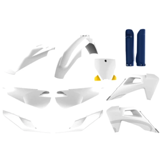Komplettkit weiß/blau/gelb passend für: Husqvarna FC, TC