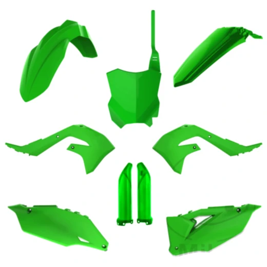 Komplettkit grün passend für: Kawasaki KX 7163763
