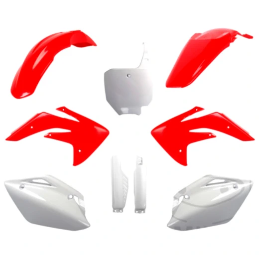 Komplettkit rot/weiß passend für: Honda CRF