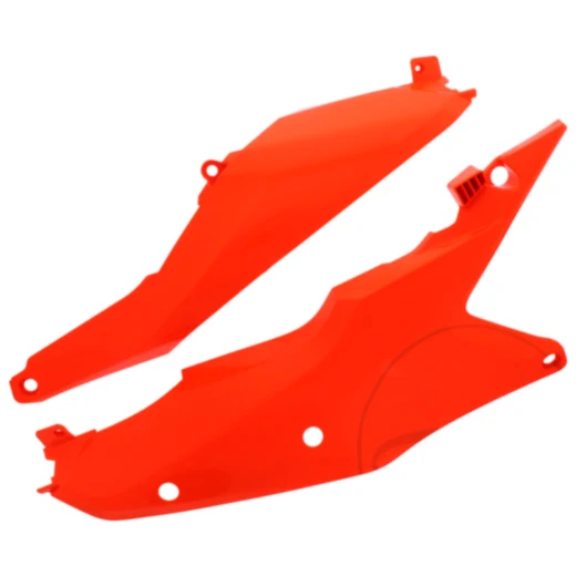 Seitenverkleidung Satz orange für Motorräder