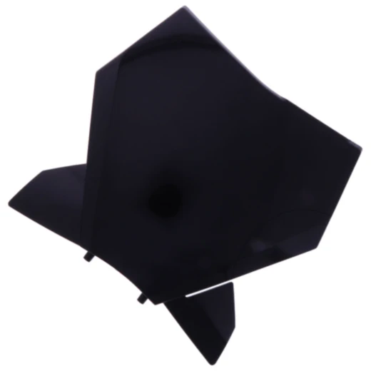 Startnummerntafel in Schwarz für Motorräder