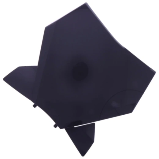 Startnummerntafel grau für Motorräder