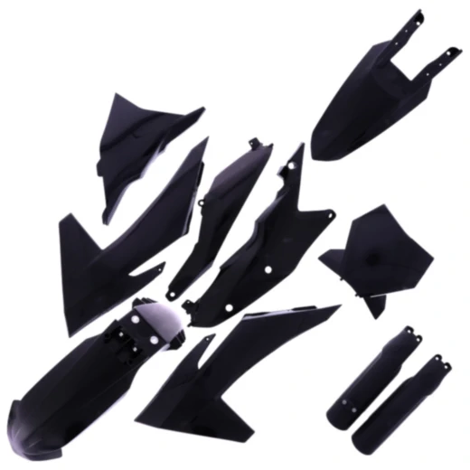 Komplettkit schwarz für: Off-Road Motorräder