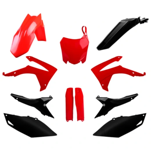 Komplettkit rot/schwarz passend für: Honda CRF
