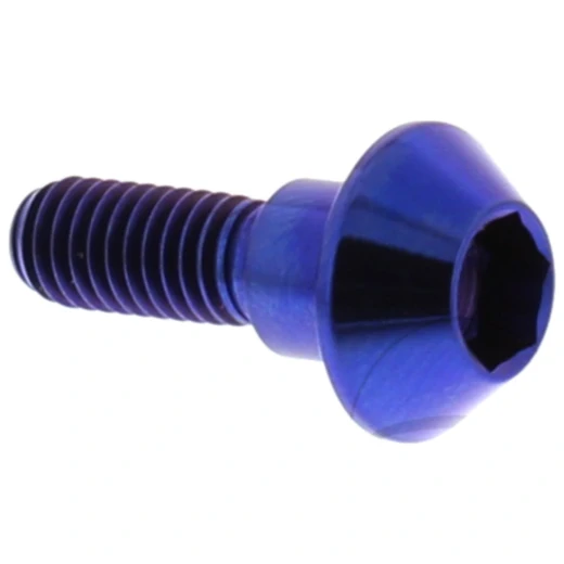 Schraube Bremsscheibe JMP Bolt M6X1 mm 20 mm Titan blau passend für: Yamaha VP, YP, XP
