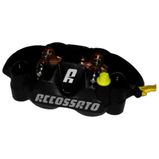 Bremssattel rechts schwarz 108 mm Accossato Bremsklotz Sinter ohne ABE passend für: Kawasaki Z, ZX - 6R, ZX - 10R