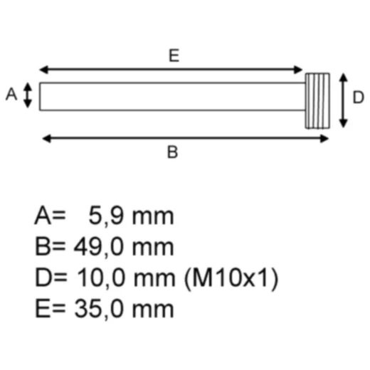 Gleitstift Bremsklotz Tourmax passend für: Honda CRF, XR, CR, K