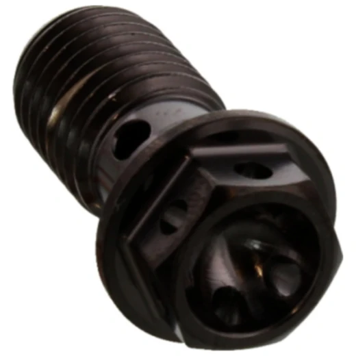 Hohlschraube einfach M10 x 1. 25 Titan Racing schwarz passend für: Honda CBR, CB, VT