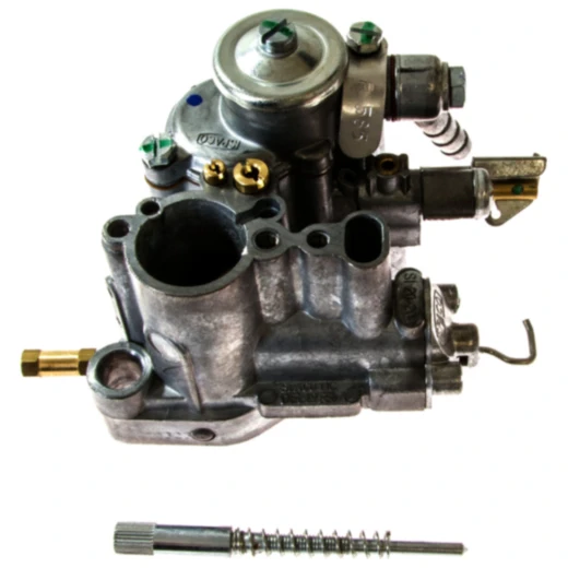 Vergaser silber 20 - 20D Dellorto mit Ölanschluss passend für: Vespa PX, P, Rally
