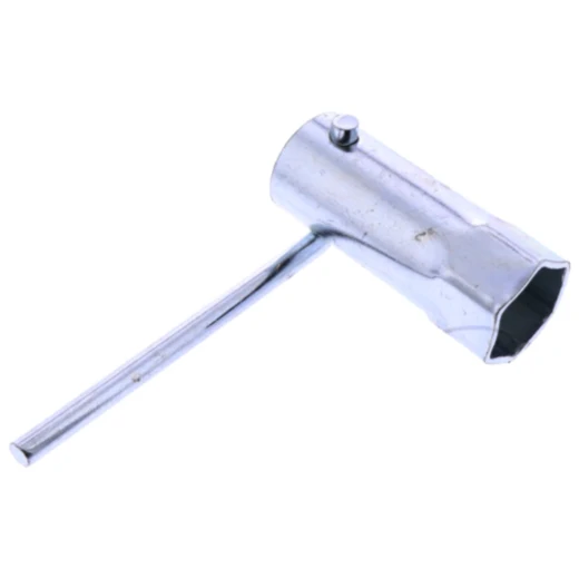 Zündkerzenschlüssel 21 mm mit abgewinkeltem Knebel für Mofa/Moped