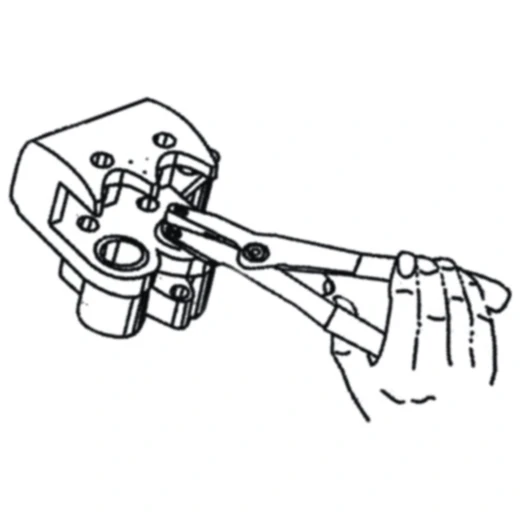 Bremskolben-Demontierzange für Motorräder_0