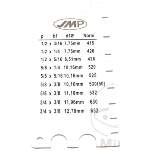 Kettenlehre JMP passend für: Honda CB, CBR, CRF, Kawasaki Z, KX