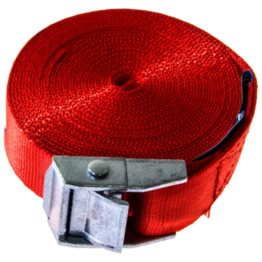 Zurrgurt 25 mm/5 m mit Klemmschloss für Motorräder