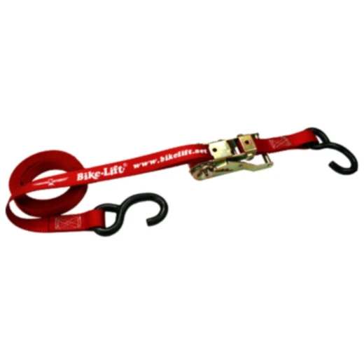 Spanngurt für Motorräder mit Sperrklinke